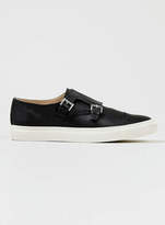 Thumbnail for your product : Topman Leather Sports Monk Shoes