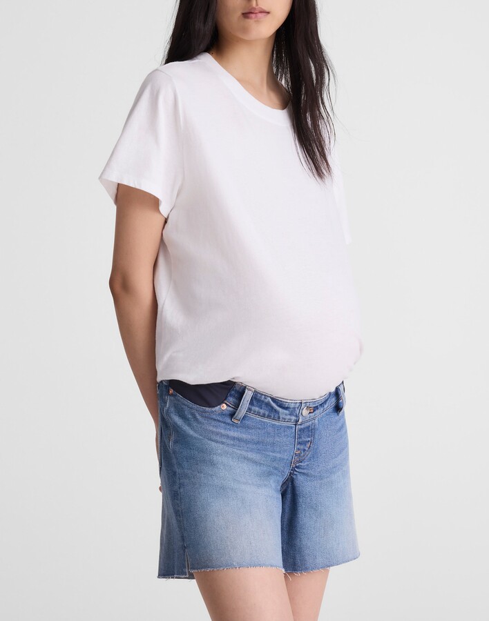 Madewell The Maternity Side-Panel Perfect Vintage Short