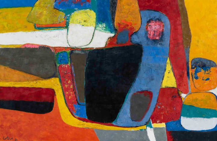 Maurice Estève, Le Boischaut - Maurice Esteve, modern, colorful, french, painting, abstract, art, 1960