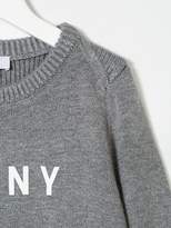 Thumbnail for your product : DKNY logo print jumper dress