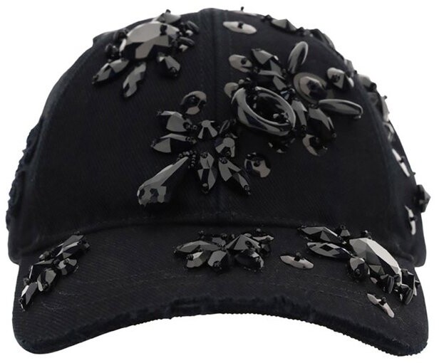 Miu Miu baseball cap in gingham faille - ShopStyle Hats
