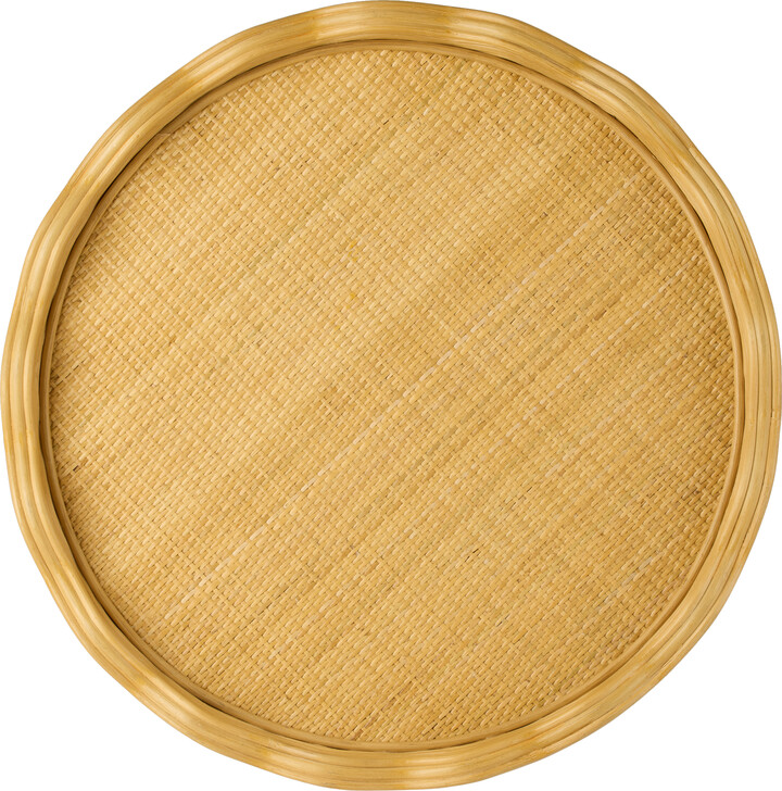 Soho Home Beige Pangbourne Rattan Tray