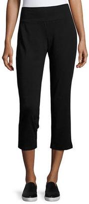 Eileen Fisher Organic Cotton Stretch-Jersey Cropped Pants