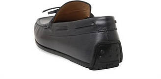 Tod's "Spider" Embossed Leather Driving Shoes