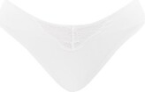 Thumbnail for your product : Agent Provocateur Brigette Mid-rise Lace-insert Jersey Thong
