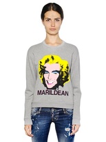 Thumbnail for your product : DSQUARED2 Marildean Printed Cotton Sweatshirt