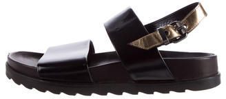 McQ Leather Slingback Sandals