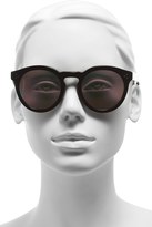 Thumbnail for your product : Illesteva Women's 'Leonard Ii' 50Mm Round Mirrored Sunglasses - Black/ Horn/ Violet