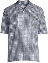 Thumbnail for your product : Sunspel Regular-Fit Printed Short-Sleeve Shirt
