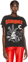 Thumbnail for your product : MadeWorn Ramones Loco Live Crew Tee in Coal | FWRD