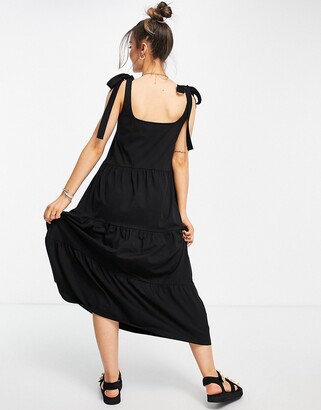 asos tie shoulder dress