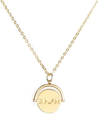 Lulu DK Women's Blessed Love Code Charm Necklace
