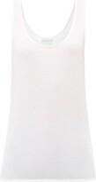 Thumbnail for your product : Raey Scoop-neck Cotton-blend Jersey Vest - White