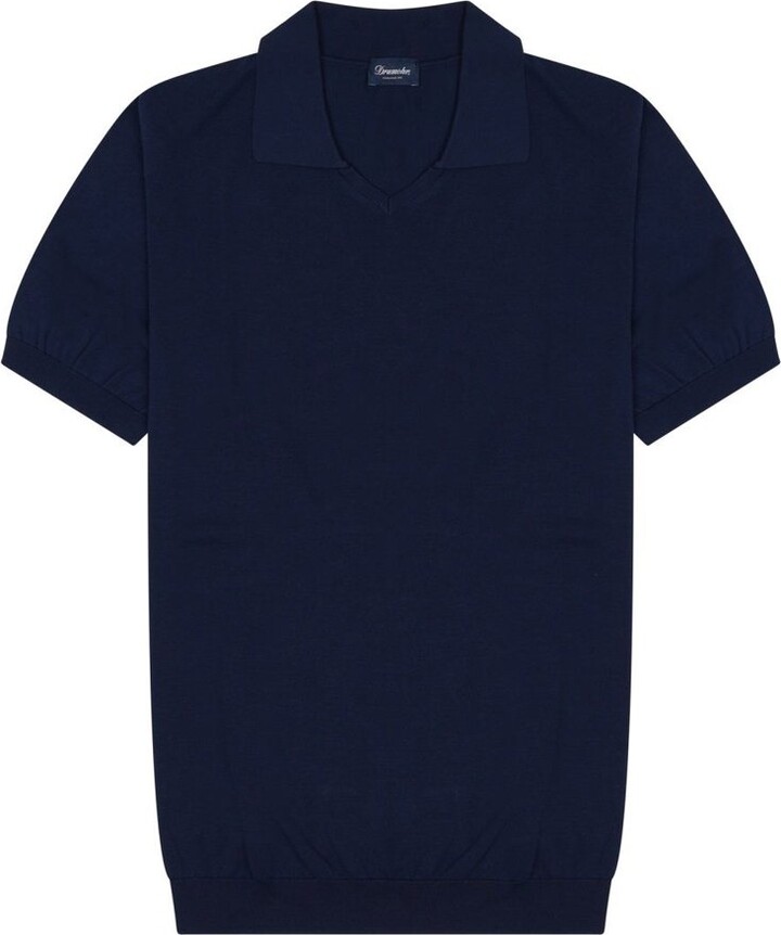 Drumohr Fine Knit Polo Shirt