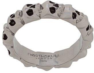 Northskull Medius skull band ring