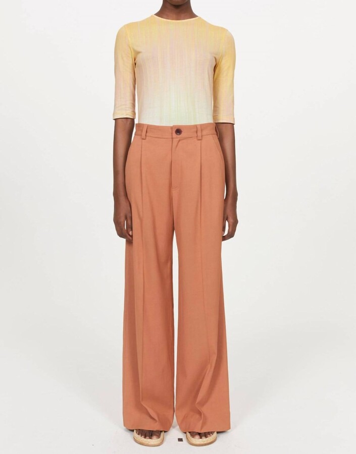 Rodebjer Lancelot Sunset Top In Marigold