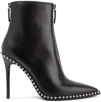 Alexander Wang Eri Studded Leather Ankle Boots - Black