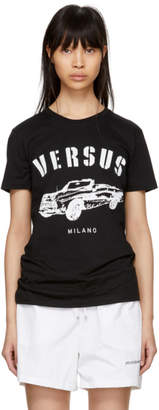 Versus Black Car Milano T-Shirt