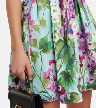 Dolce & Gabbana Floral cotton minidress
