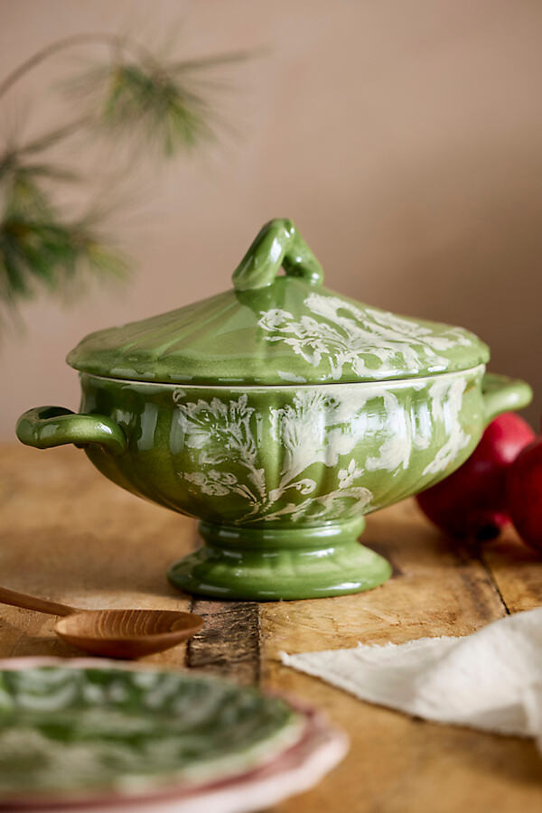 Botanical Silhouette Lidded Tureen