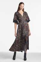 Thumbnail for your product : Sachin + Babi Jacynda Dress - Black Swirl Motif Print - Final Sale