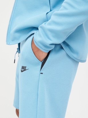 Nike Sportswear Tech Fleece Shorts Blue - ShopStyle