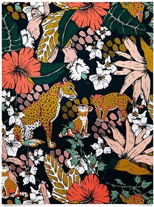 MartaBarraganCamarasaAnimalprintdarkjungle12"x16"Poster-Society6
