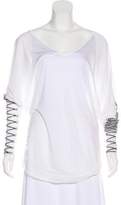 Thumbnail for your product : Thomas Wylde Embellished Dolman Sleeve Top w/ Tags