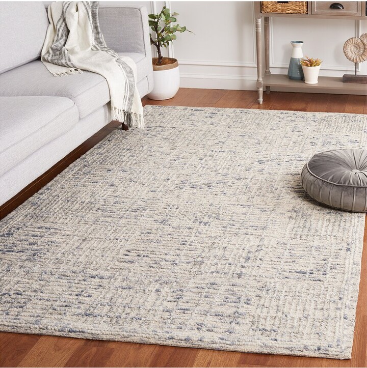 Safavieh Abstract Admiral Mist Hand-Tufted Wool-Blend Rug
