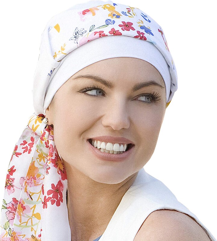 Masumi Cancer Headwear for Women with Chemo Hairloss | Head Turban |  Chemotherapy Hat for Teenage Girls | Head Cover | Ladies Headgear for  Alopecia Patients Yanna (White Summertime) - ShopStyle
