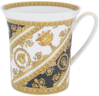 Versace Home I Love Baroque Mug with Handle - White