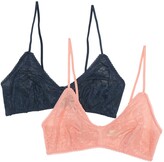 Thumbnail for your product : Honeydew Intimates Honeydew Lexi Lace Bralette - Pack of 2