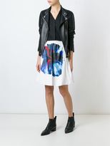 Thumbnail for your product : DSQUARED2 flower print pleated skirt - women - Cotton - 40
