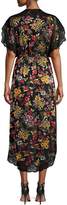 Thumbnail for your product : Alice + Olivia Adele Floral High-Low Wrap Dress