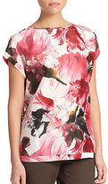 Thumbnail for your product : Lafayette 148 New York Silk Floral Blouse