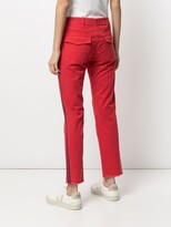 Thumbnail for your product : Nili Lotan Stripe Trim Skinny Jeans
