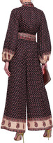 Thumbnail for your product : Zimmermann Printed Linen Wide-leg Pants