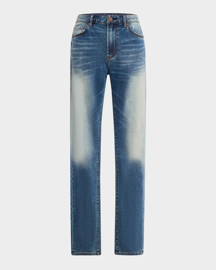 Monfrère Men's Greyson Faded Skinny Jeans