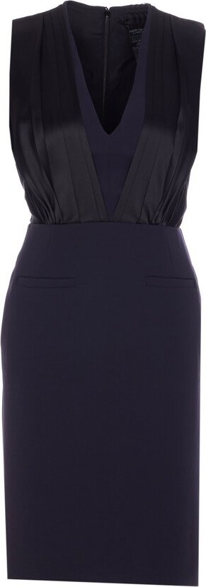 Max Mara Pianoforte Vittor V-Neck Sleeveless Dress