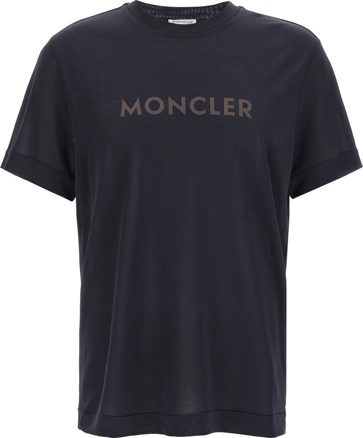 MONCLER Wild Boxing Championships Tシャツ Moncler Boxing Logo Print T-Shirt - Grey | Editorialist