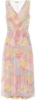 Thumbnail for your product : RED Valentino printed chiffon midi dress