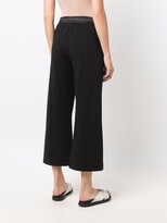 Thumbnail for your product : ATM Anthony Thomas Melillo Pressed-Crease Elasticated-Waist Trousers