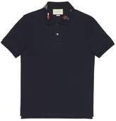 Thumbnail for your product : Gucci Embroidered cotton polo