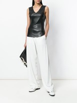 Thumbnail for your product : Drome Fitted Leather Top