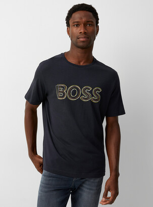 HUGO BOSS Repeat traced logo T-shirt