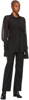 Thumbnail for your product : MM6 MAISON MARGIELA Black Pleated Trousers
