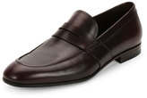 Thumbnail for your product : Ferragamo Gaudo Calfskin Penny Loafer, Wine