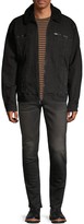 Thumbnail for your product : John Varvatos Faux Fur Collar Zip Trucker Jacket