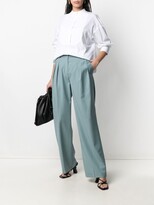 Thumbnail for your product : LOULOU STUDIO Wide-Leg Tailored Trousers