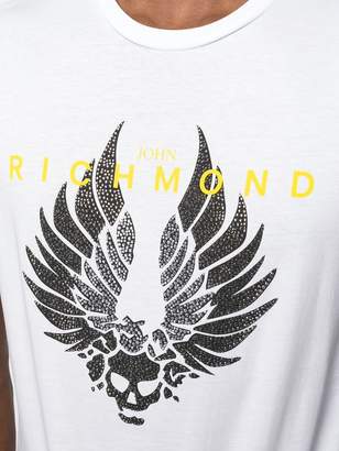 John Richmond Skull Wings print T-shirt